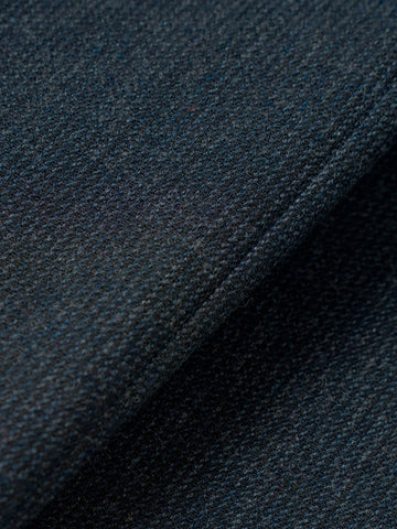 UNIVERSAL WORKS Overshirt 'Travail' in misto lana navy Blu scuro