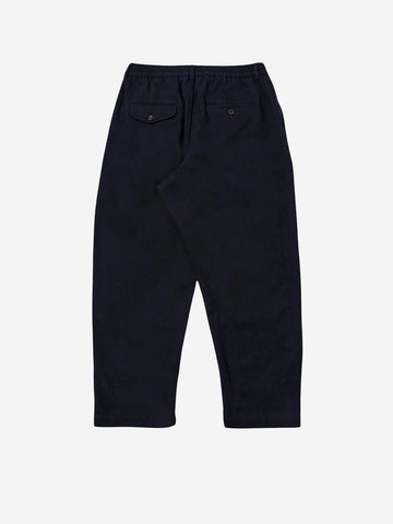 UNIVERSAL WORKS Pantaloni in misto lana con pinces Blu scuro