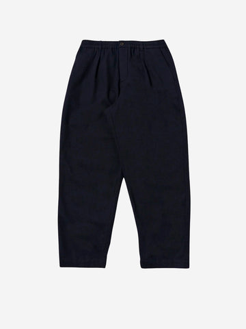 UNIVERSAL WORKS Pantaloni in misto lana con pinces Blu scuro