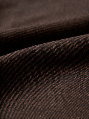 UNIVERSAL WORKS Pantaloni Wool Herringbone Pleated marroni Marrone