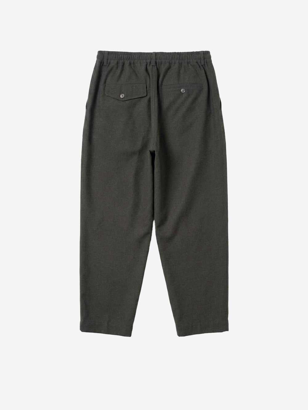 UNIVERSAL WORKS Pantaloni Wool Herringbone Pleated oliva Verde Oliva Urbanstaroma