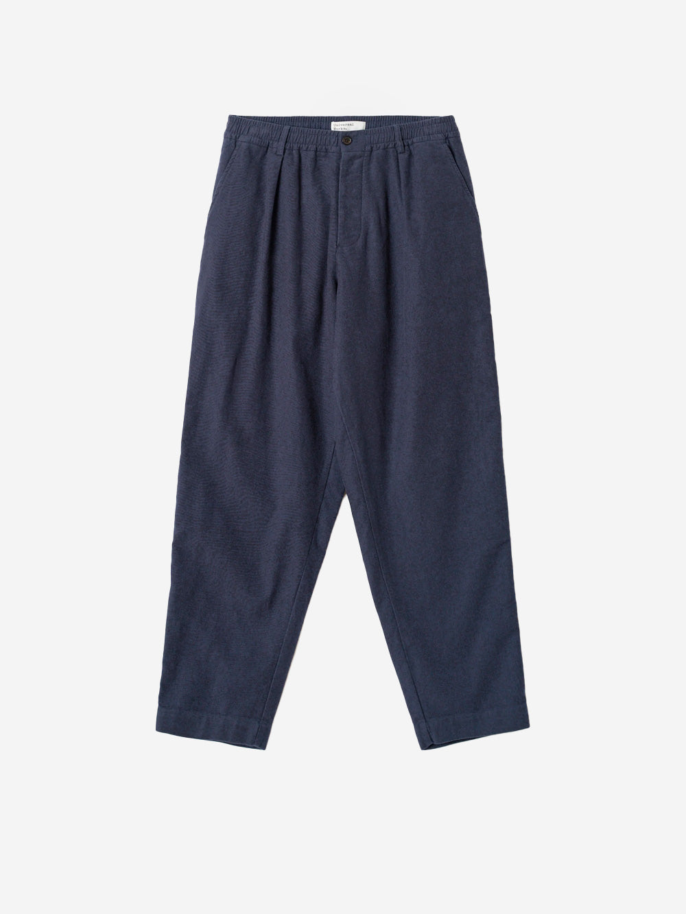 UNIVERSAL WORKS Pantaloni Comfort Moleskin blu con pinces Blu scuro Urbanstaroma