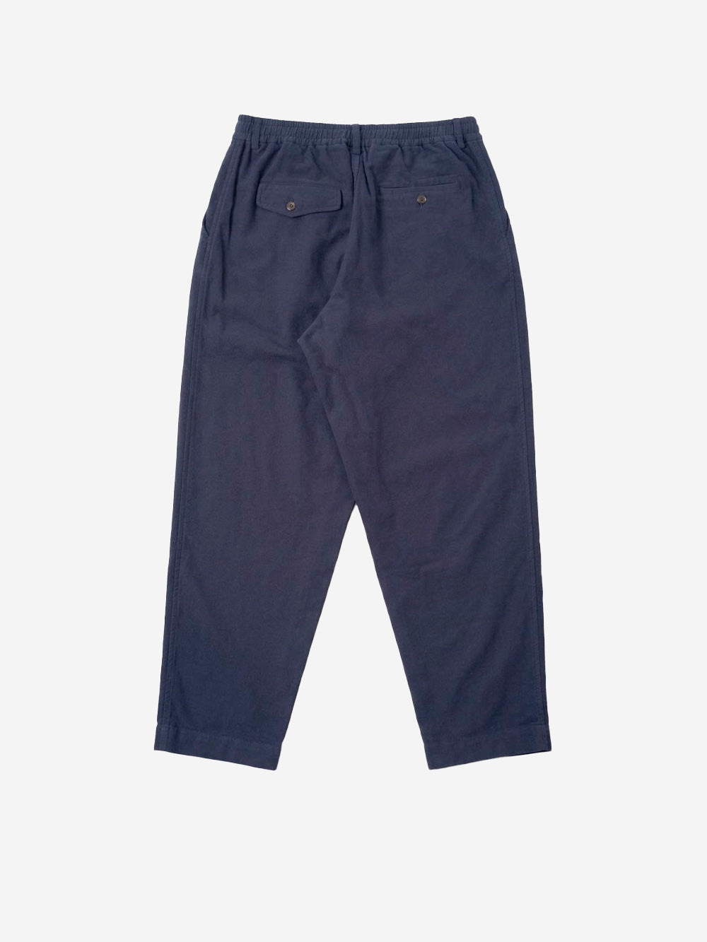 UNIVERSAL WORKS Pantaloni Comfort Moleskin blu con pinces Blu scuro Urbanstaroma