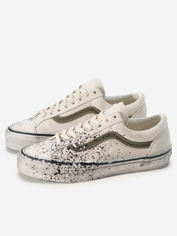 VANS Premium LX Old Skool 36 Paint Splatter Turtledove Beige