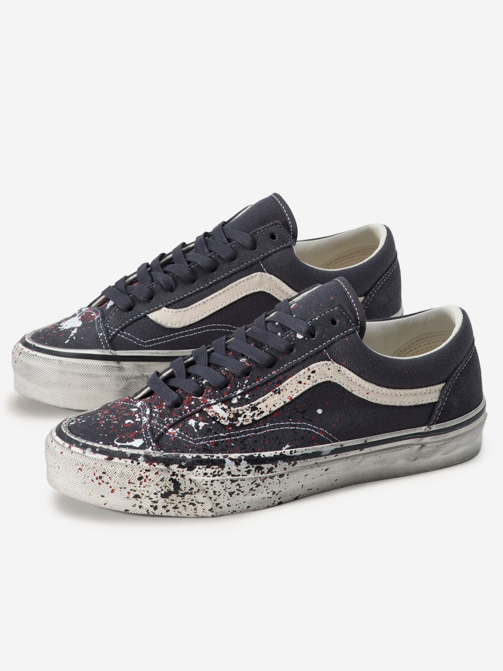 VANS Premium LX Old Skool 36 Paint Splatter 'Charcoal Grey' Grigio Urbanstaroma