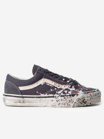 VANS Premium LX Old Skool 36 Paint Splatter 'Charcoal Grey' Grigio