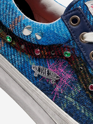 VANS LX Old Skool 36 Harris Tweed blu