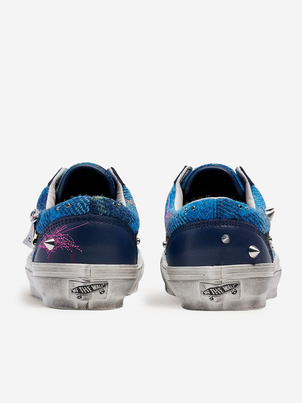 VANS LX Old Skool 36 Harris Tweed blu Urbanstaroma