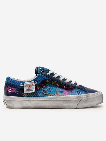 VANS LX Old Skool 36 Harris Tweed blu
