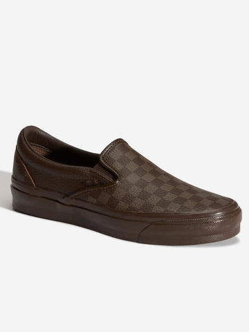 VANS LX Classic Slip-On 98 LTHR Marrone