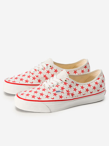 VANS LX Premium Authentic 44 'Stars' bianche e rosse Bianca rosso