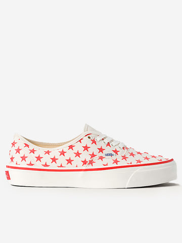 VANS LX Premium Authentic 44 'Stars' bianche e rosse Bianca rosso