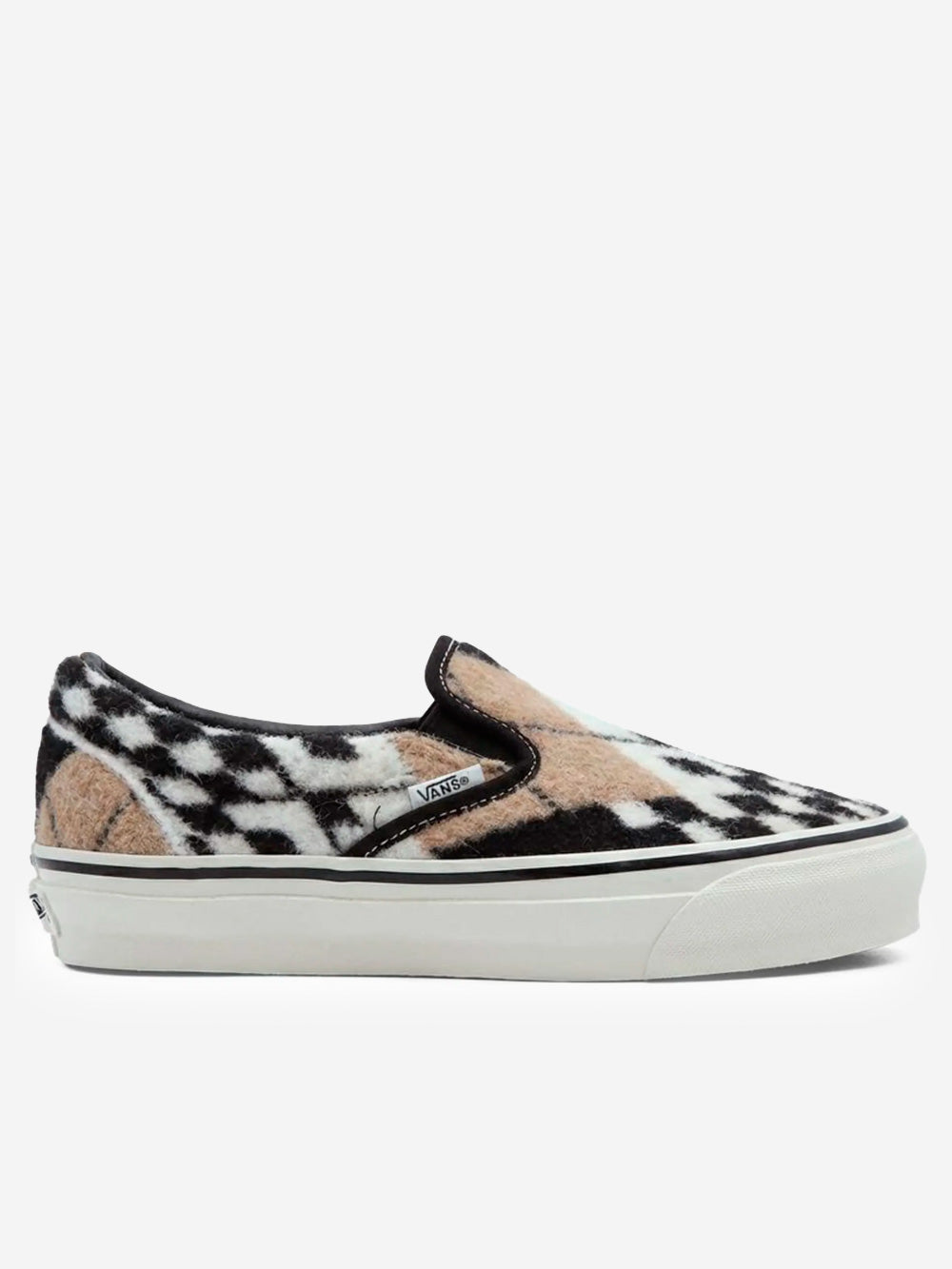 VANS x Pringle of Scotland Slip-On 98 Bianco nero Urbanstaroma