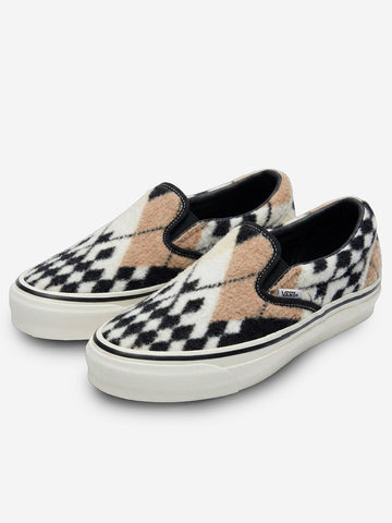 VANS x Pringle of Scotland Slip-On 98 Bianco nero