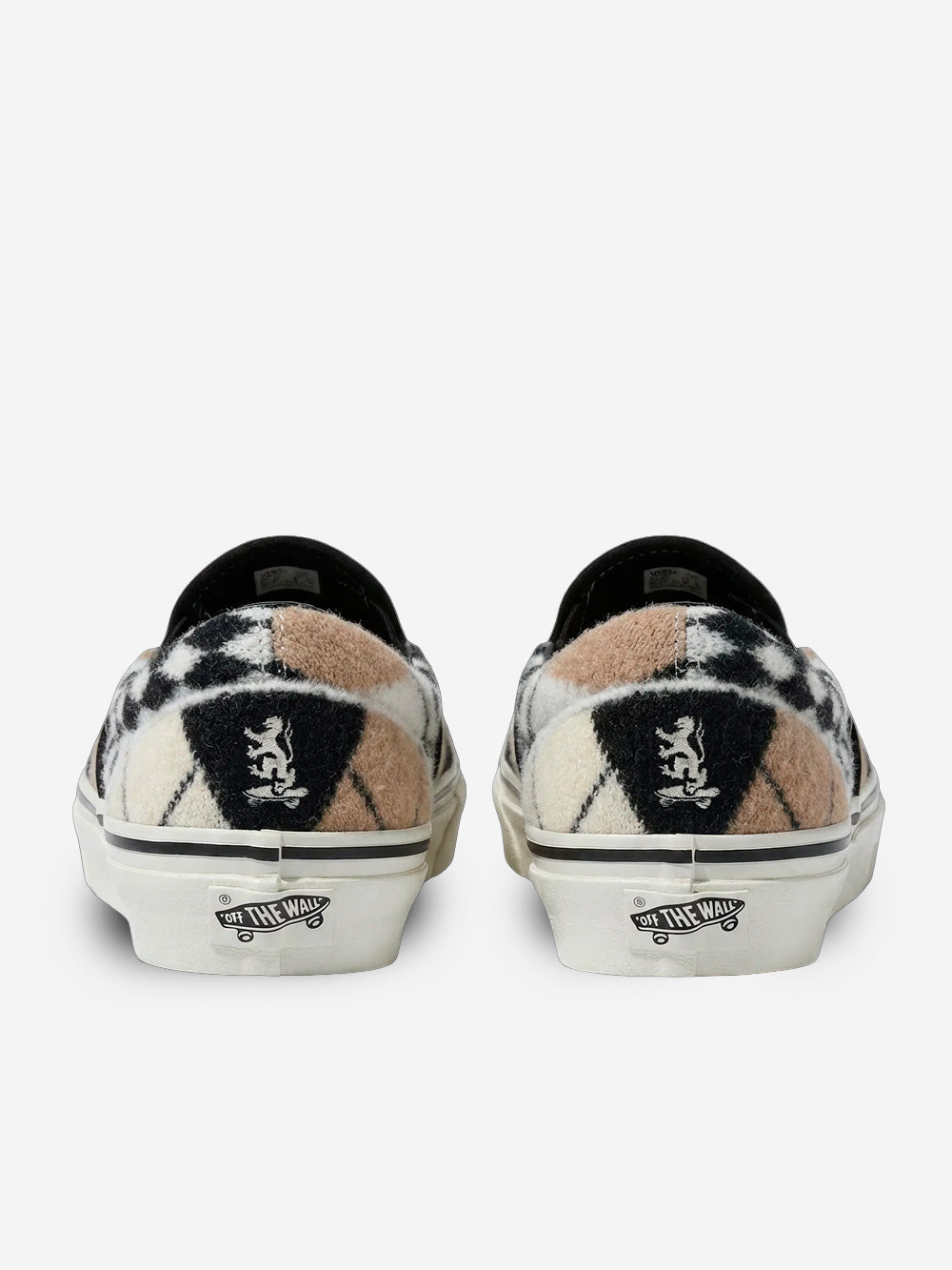 VANS x Pringle of Scotland Slip-On 98 Bianco nero Urbanstaroma