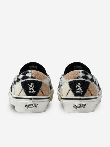 VANS x Pringle of Scotland Slip-On 98 Bianco nero