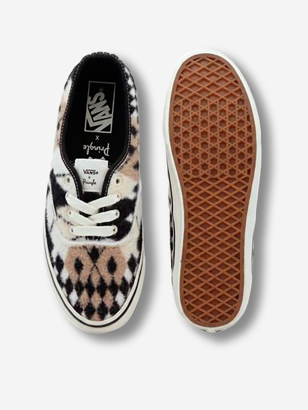VANS x Pringle of Scotland Authentic 44 Bianco nero Urbanstaroma