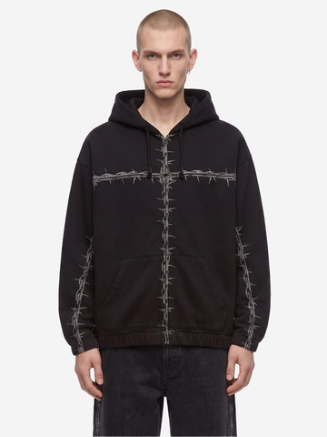 VANS A.O.D. Felpa con cappuccio e zip Nero