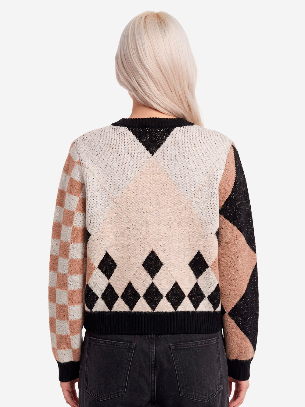 VANS x Pringle of Scotland Cardigan Bianco nero Urbanstaroma