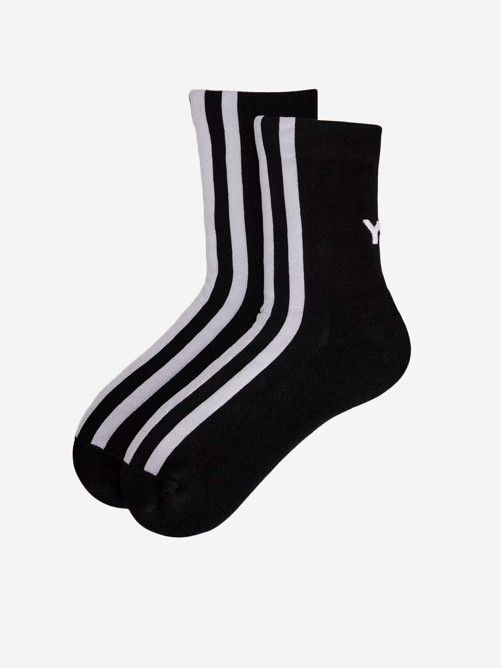 Y-3 Calze nere con stripes Nero Urbanstaroma