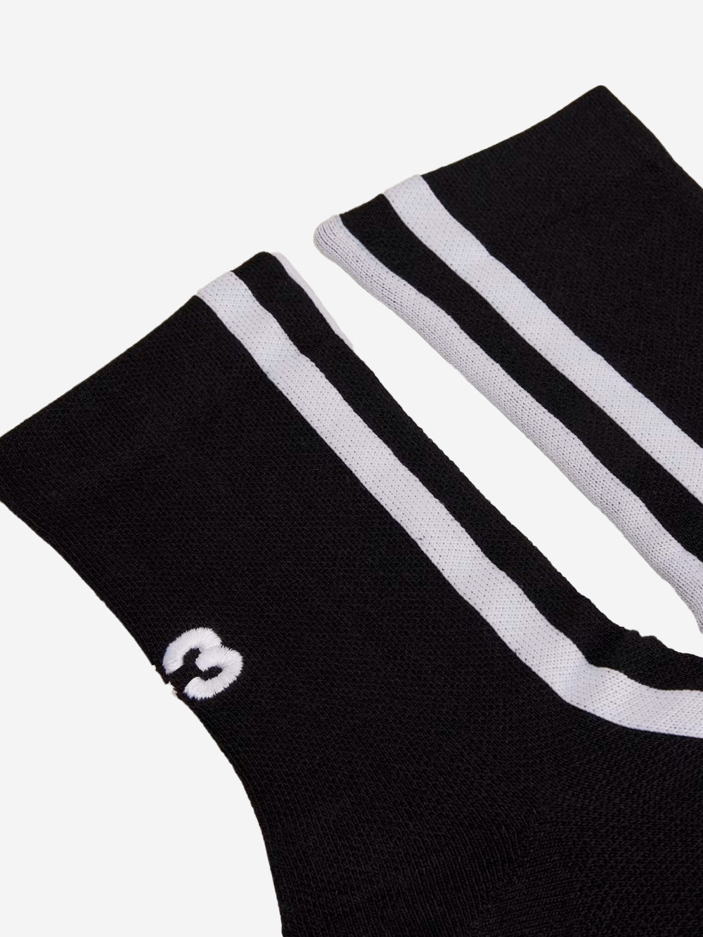 Y-3 Calze nere con stripes Nero Urbanstaroma