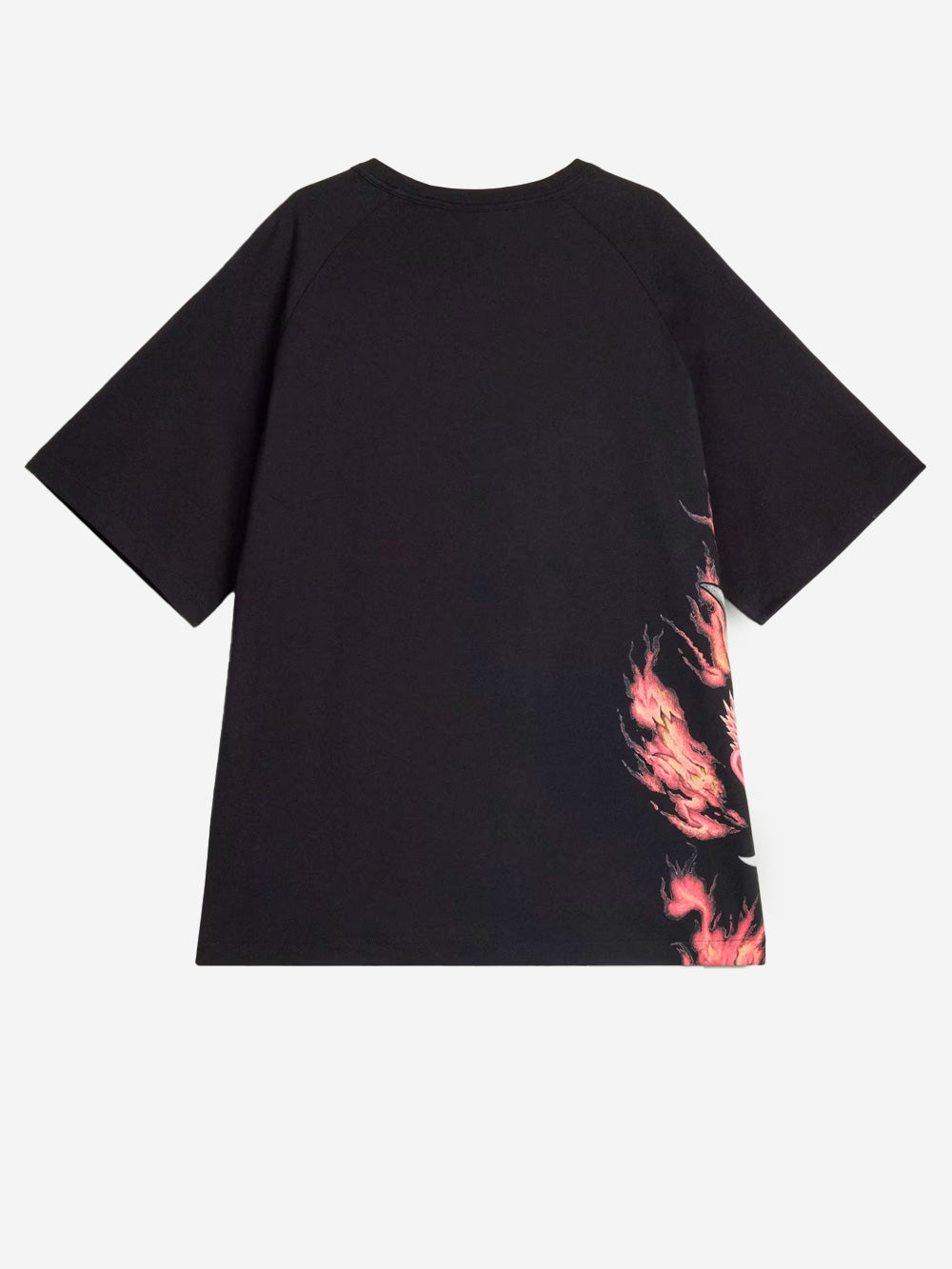 Y-3 T-Shirt nera con grafica oni-mask Nero Urbanstaroma