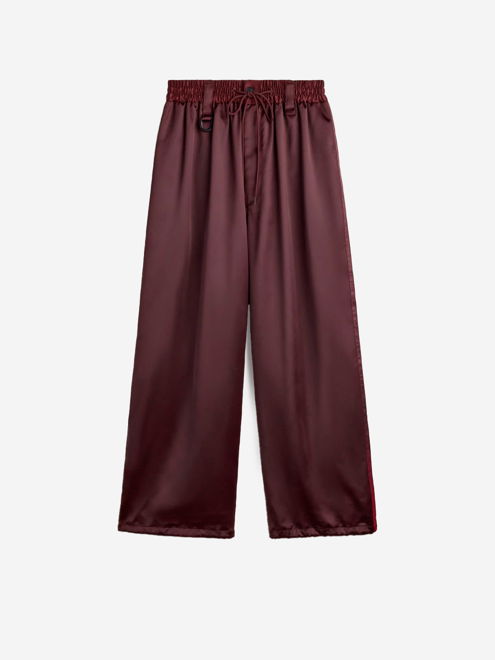 Y-3 Track pants rossi satinati gradient 3-Stripes Rosso Urbanstaroma