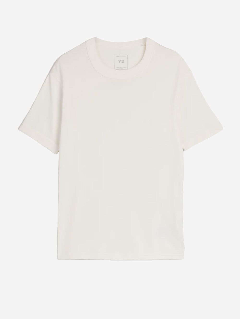 Y-3 T-shirt bianca slim fit con logo sul petto Off white Urbanstaroma