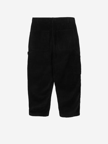 YMC Pantaloni 'Painter' in velluto a coste con tasche utility Nero