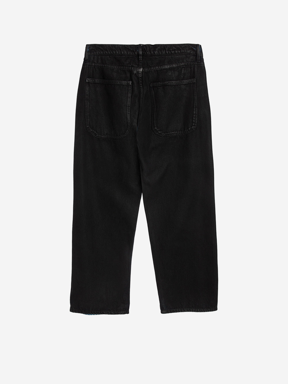 YMC Bez Pant in denim spalmato nero Nero Urbanstaroma