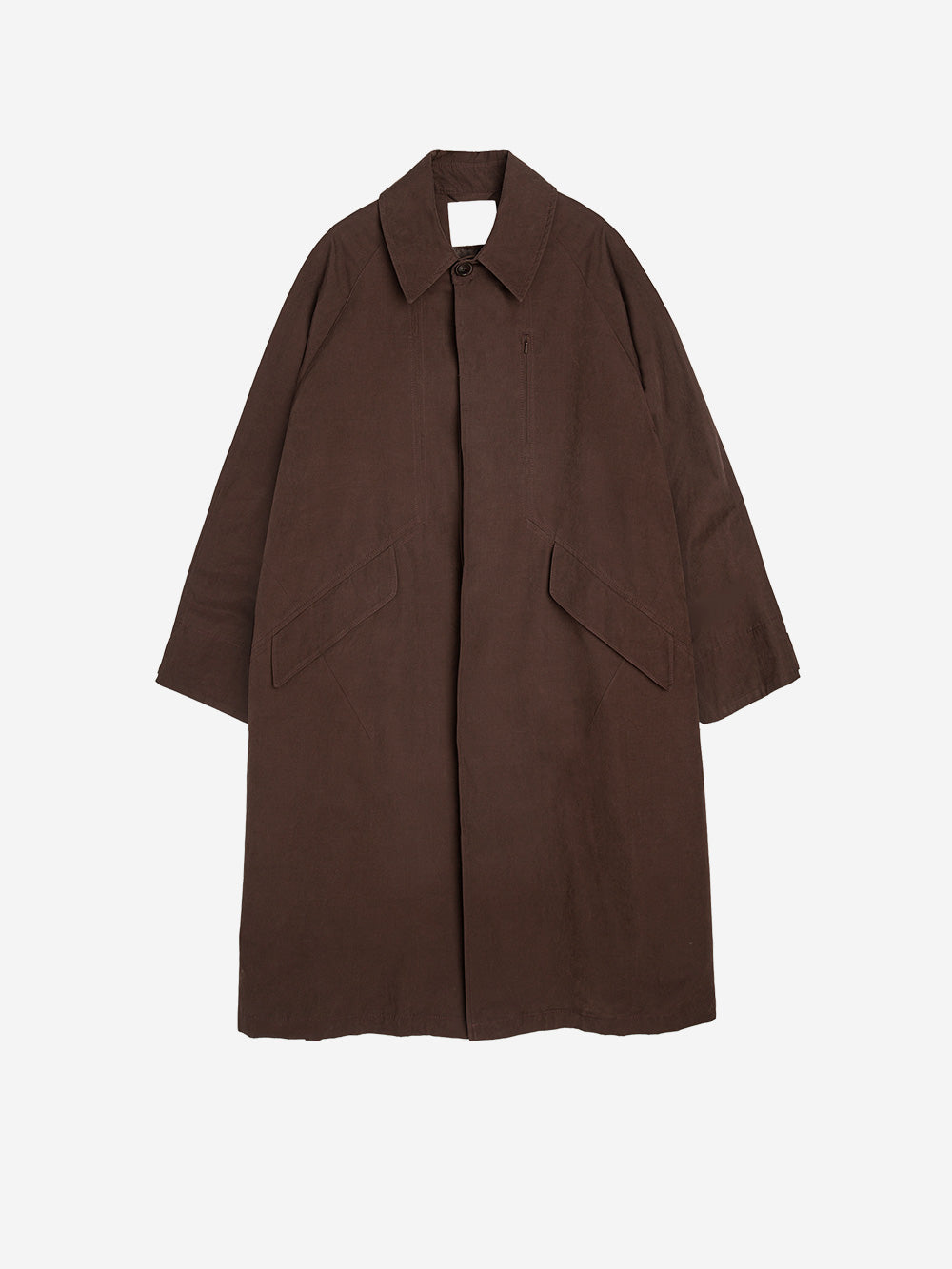 YMC Trench coat 'Tyrrell' marrone con maniche raglan Marrone Urbanstaroma