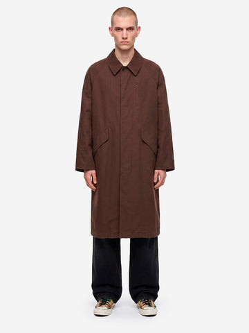YMC Trench coat 'Tyrrell' marrone con maniche raglan Marrone