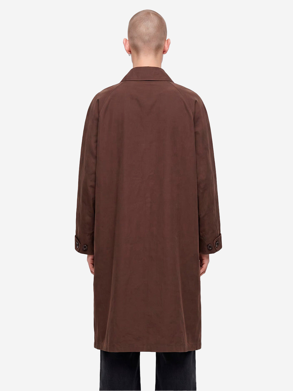 YMC Trench coat 'Tyrrell' marrone con maniche raglan Marrone Urbanstaroma