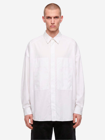 YMC Camicia 'Selene' oversize in popeline di cotone bianco Bianco