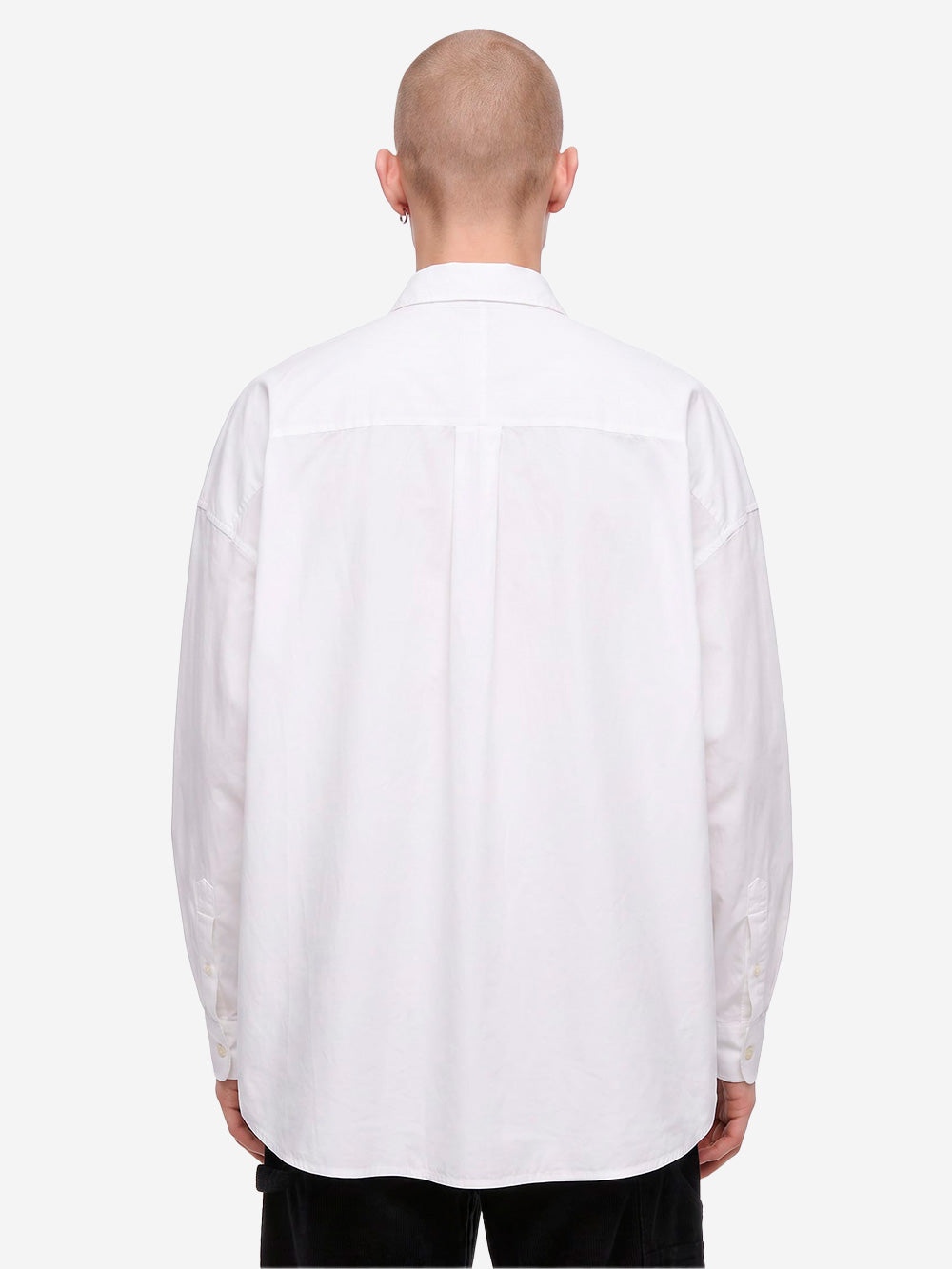 YMC Camicia 'Selene' oversize in popeline di cotone bianco Bianco Urbanstaroma