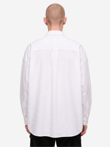 YMC Camicia 'Selene' oversize in popeline di cotone bianco Bianco
