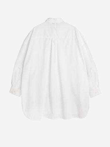 YMC Camicia 'Selene' oversize in popeline di cotone bianco Bianco