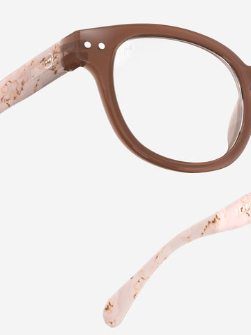 IZIPIZI C Reading Occhiali da lettura marroni Marrone chiaro