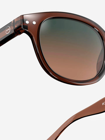 IZIPIZI C Sun Occhiali da sole Dark Espresso Marrone