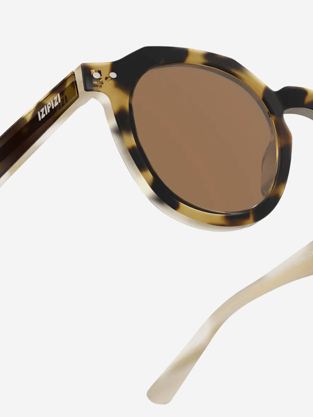 IZIPIZI Occhiali da sole in acetato marrone golden Marrone Urbanstaroma