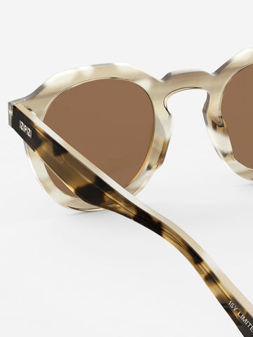 IZIPIZI Occhiali da sole in acetato marrone golden Marrone