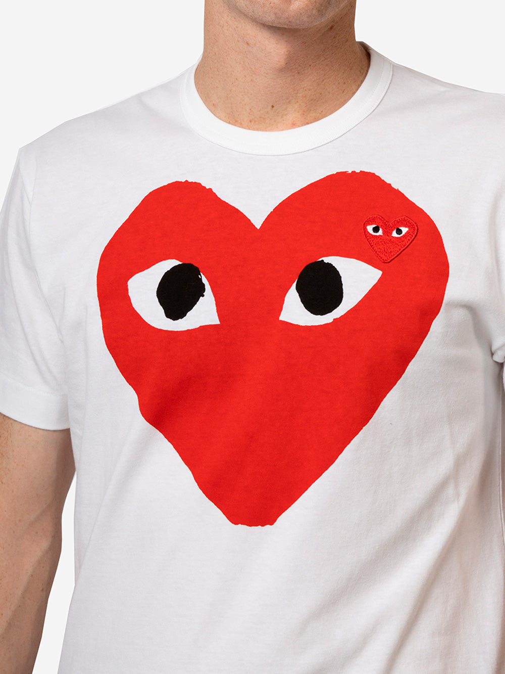 COMME DES GARCONS PLAY T-shirt Big Heart in cotone P1T026
