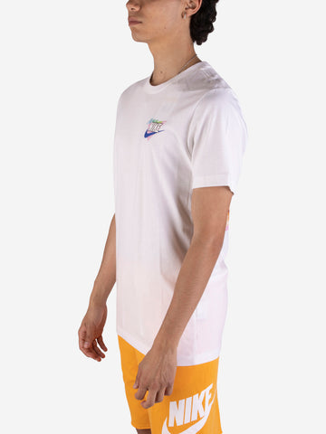 T-shirt Sportswear in cotone bianca