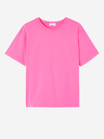 AMERICAN VINTAGE T-shirt in cotone Fucsia