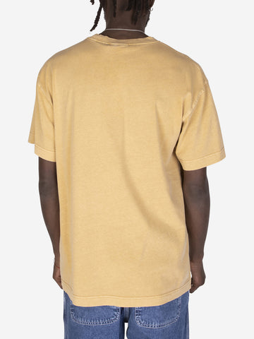 CARHARTT WIP T-shirt Nelson in cotone Senape