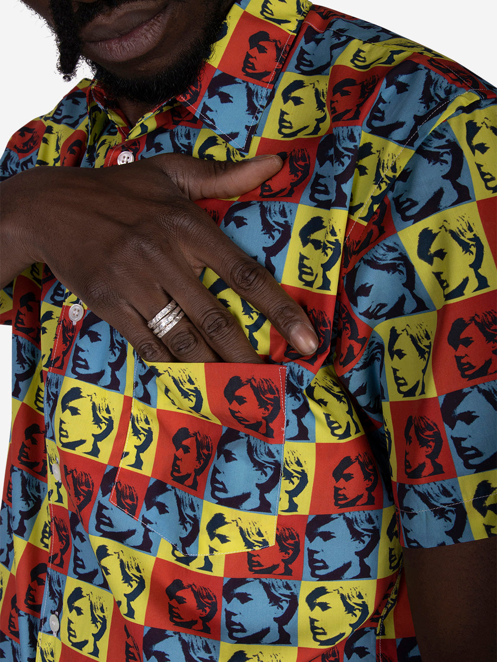 COMME DES GARCONS SHIRT Camicia 'Andy Warhol' Multicolor Urbanstaroma