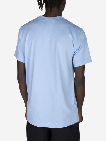 COMME DES GARCONS SHIRT T-shirt in cotone Celeste