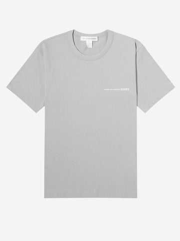 COMME DES GARCONS SHIRT T-shirt oversize in cotone Grigio