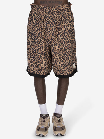 EMPORIO ARMANI SUSTAINABLE Shorts animalier Leopardo