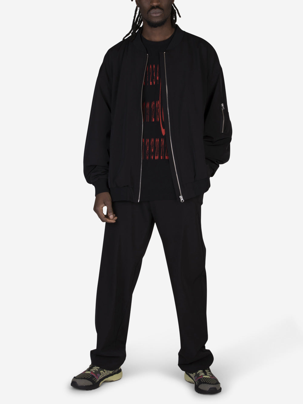 MM6 MAISON MARGIELA Giacca con zip Nero Urbanstaroma